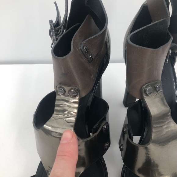 Tory Burch black and silver strap he’ll size 9.5M - Picture 8 of 15